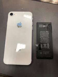 iPhone電池パック交換