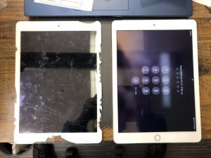 iPad Air２ 画面割れ交換修理