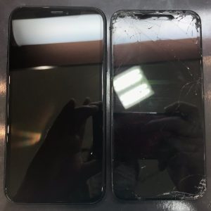 iphoneX 画面割れ修理