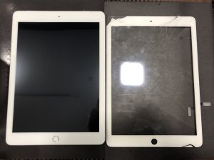 iPad５ ガラス 交換修理