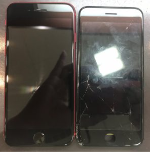 iphone8　画面割れ修理
