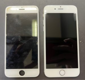 iphone6 液晶漏れ　バッテリー交換