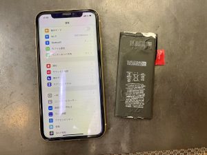 アイフォン11画面交換バッテリー交換
