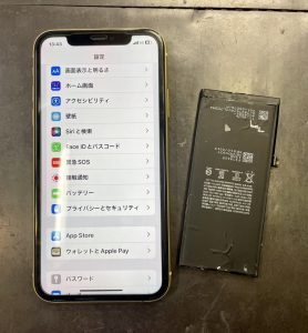 アイフォン12画面交換 バッテリー交換